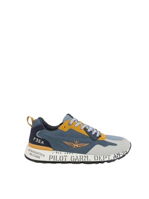 SNEAKERS AERONAUTICA MILITARE BLU DENIM in UOMO