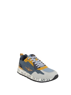 SNEAKERS AERONAUTICA MILITARE BLU DENIM in UOMO