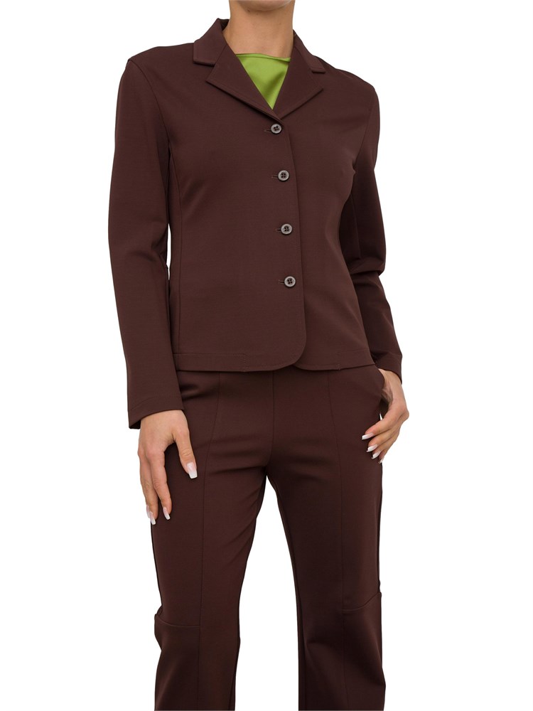 GIACCA MONOPETTO MAX MARA MARRONE