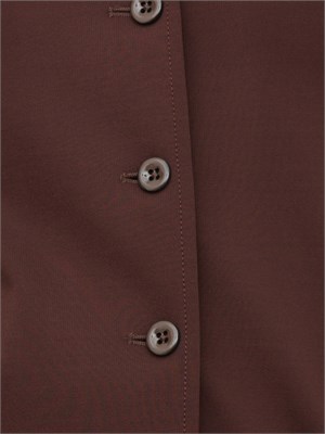 GIACCA MONOPETTO MAX MARA MARRONE in DONNA