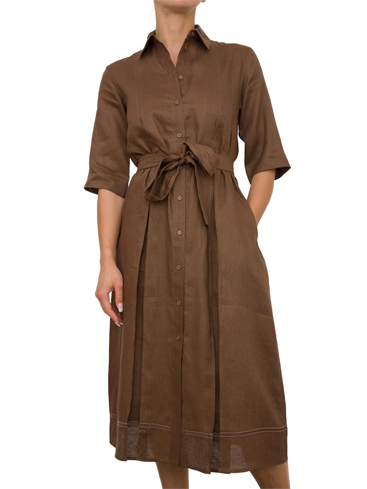 VESTITO MAX MARA MARRONE