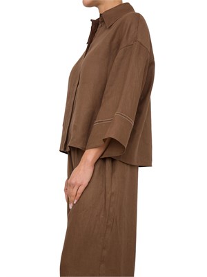 CAMICIA MANICA LUNGA MAX MARA MARRONE in DONNA