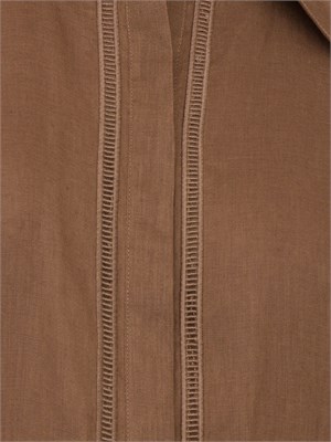 CAMICIA MANICA LUNGA MAX MARA MARRONE in DONNA