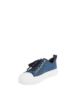 SNEAKERS MICHAEL MICHAEL KORS BLU DENIM in DONNA