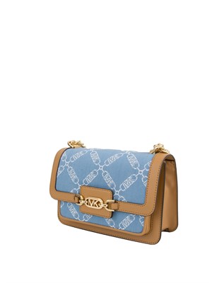 BORSA A SPALLA MICHAEL MICHAEL KORS BLU DENIM in DONNA