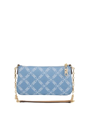 BORSA A SPALLA MICHAEL MICHAEL KORS BLU DENIM in DONNA