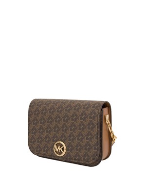 BORSA A SPALLA MICHAEL MICHAEL KORS MARRONE in DONNA