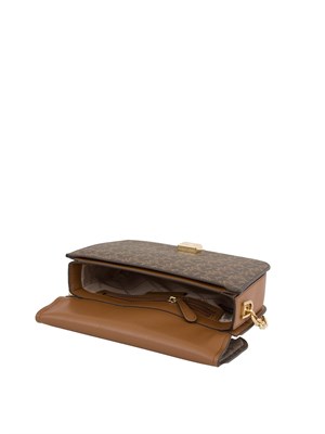 BORSA A SPALLA MICHAEL MICHAEL KORS MARRONE in DONNA