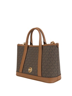 BORSA A SPALLA MICHAEL MICHAEL KORS MARRONE in DONNA