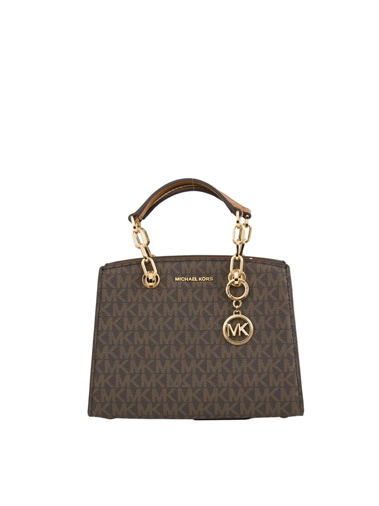 BORSA A SPALLA MICHAEL MICHAEL KORS MARRONE