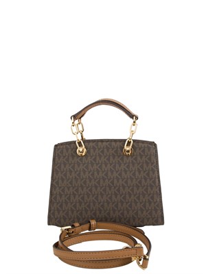 BORSA A SPALLA MICHAEL MICHAEL KORS MARRONE in DONNA