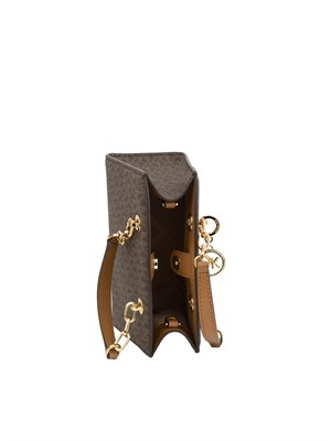 BORSA A SPALLA MICHAEL MICHAEL KORS MARRONE in DONNA