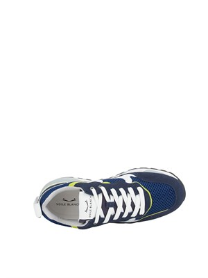 SNEAKERS VOILE BLANCHE BLU in UOMO