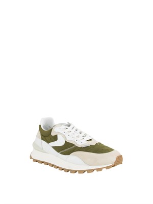 SNEAKERS VOILE BLANCHE VERDE in UOMO