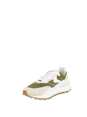 SNEAKERS VOILE BLANCHE VERDE in UOMO