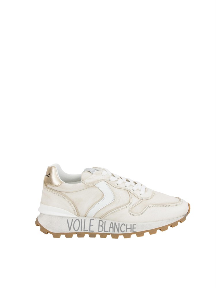 SNEAKERS VOILE BLANCHE BEIGE