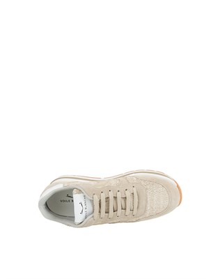 SNEAKERS VOILE BLANCHE BEIGE in DONNA