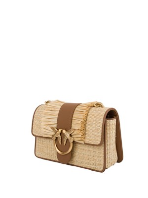 BORSA A SPALLA PINKO CUOIO in DONNA