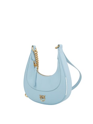 BORSA A SPALLA PINKO CELESTE in DONNA