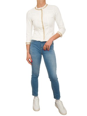 GIACCA MONOPETTO LIU JO BIANCO in DONNA