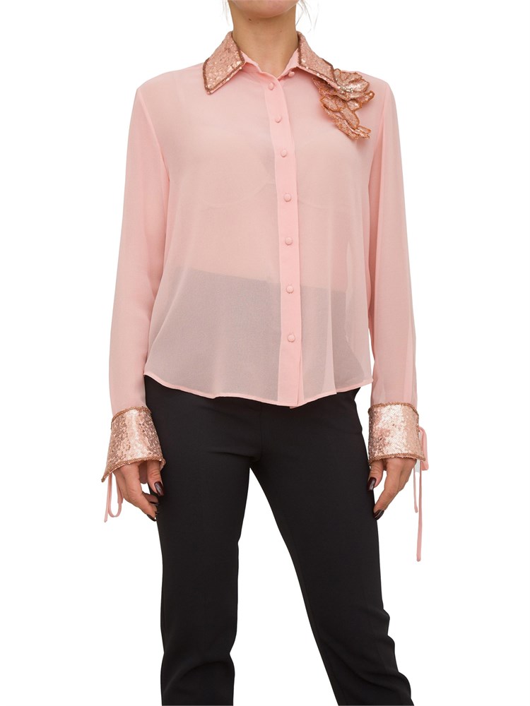 CAMICIA MANICA LUNGA BLUGIRL ROSA