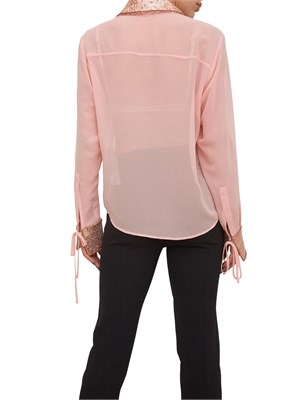 CAMICIA MANICA LUNGA BLUGIRL ROSA in DONNA