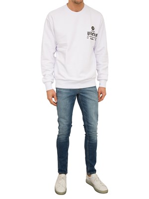 FELPA PHILIPP PLEIN BIANCO in UOMO