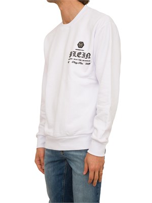 FELPA PHILIPP PLEIN BIANCO in UOMO