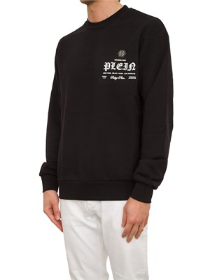 FELPA PHILIPP PLEIN NERO in UOMO