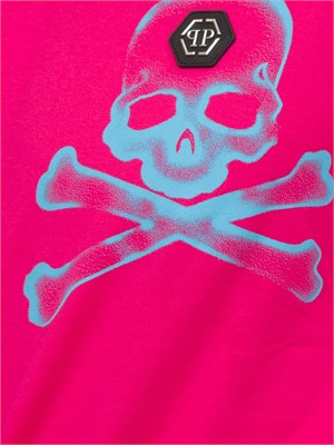 T-SHIRT PHILIPP PLEIN FUXIA in UOMO