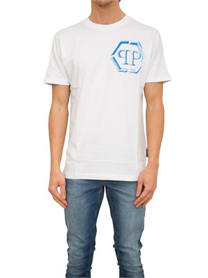 T-SHIRT PHILIPP PLEIN BIANCO in UOMO