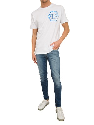 T-SHIRT PHILIPP PLEIN BIANCO in UOMO