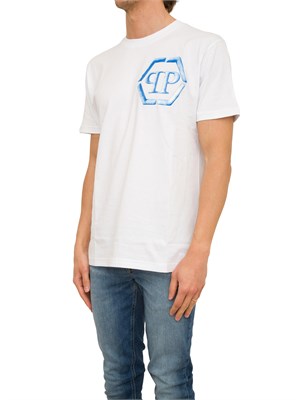 T-SHIRT PHILIPP PLEIN BIANCO in UOMO