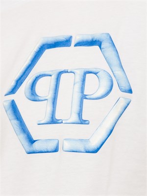 T-SHIRT PHILIPP PLEIN BIANCO in UOMO