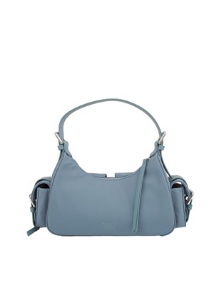 BORSA A SPALLA PINKO AZZURRO in DONNA