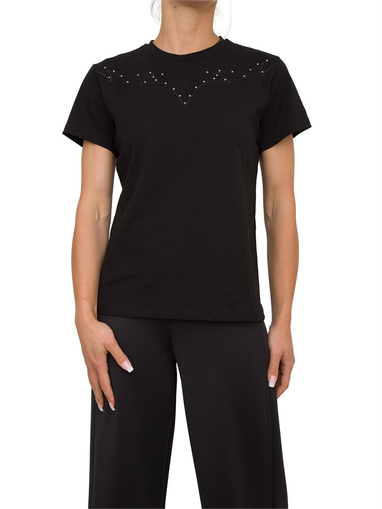 T-SHIRT PINKO NERO