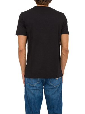 T-SHIRT GUESS JEANS NERO in UOMO