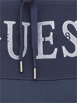 FELPA GUESS JEANS BLU in UOMO