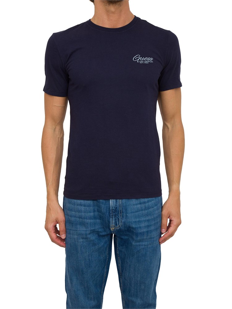 T-SHIRT GUESS JEANS BLU
