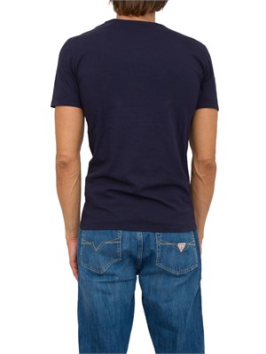 T-SHIRT GUESS JEANS BLU in UOMO