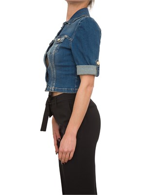 GIUBBINO KOCCA BLU DENIM in DONNA
