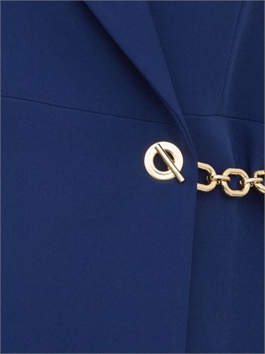 GIACCA MONOPETTO KOCCA BLU in DONNA