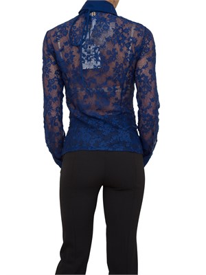 CAMICIA MANICA LUNGA BLUGIRL BLU in DONNA