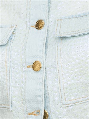 GIUBBINO PINKO BLU DENIM in DONNA