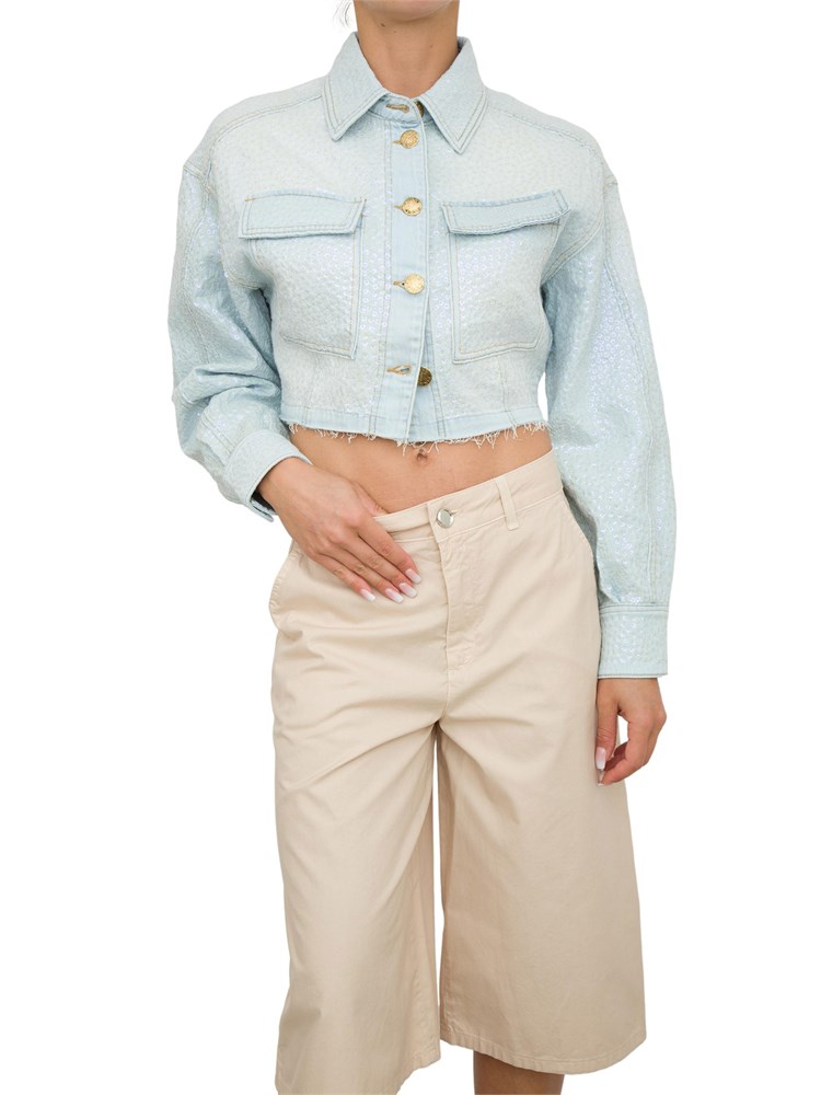 GIUBBINO PINKO BLU DENIM