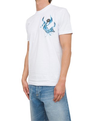 T-SHIRT PHILIPP PLEIN BIANCO in UOMO