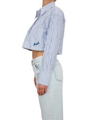 CAMICIA MANICA LUNGA PINKO BLU in DONNA