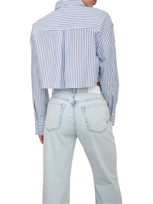 CAMICIA MANICA LUNGA PINKO BLU in DONNA