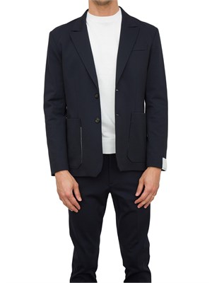 GIACCA MONOPETTO PAOLO PECORA BLU in UOMO