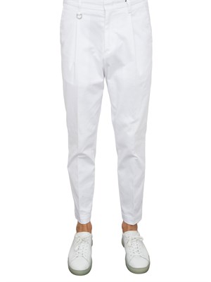 PANTALONE CASUAL PAOLO PECORA BIANCO in UOMO